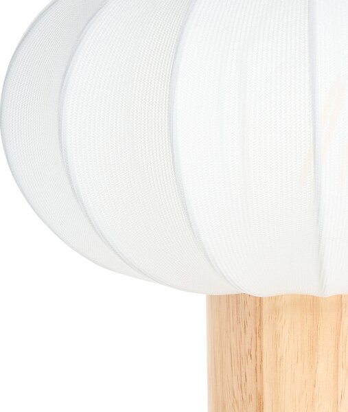 Stolní lampa ABENS Dřevo Světle hnědá