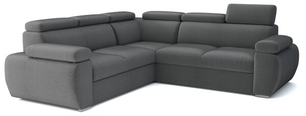 Sedací souprava BASTON | 260x260 cm | rozkládací + úložný prostor na pravo | VÝBĚR TKANIN