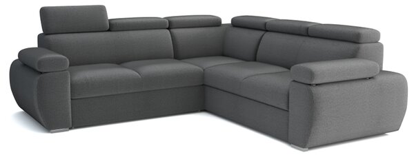 Sedací souprava BASTON | 260x260 cm | rozkládací + úložný prostor na levo | VÝBĚR TKANIN