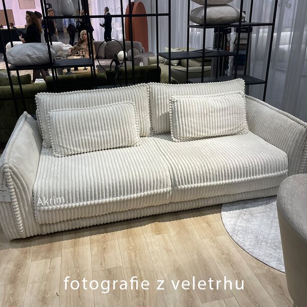 Pohovka MOJAVE | 253 cm | EXTRA VELKÁ SPACÍ PLOCHA 164x200 cm + úložný prostor | VÝBĚR TKANIN