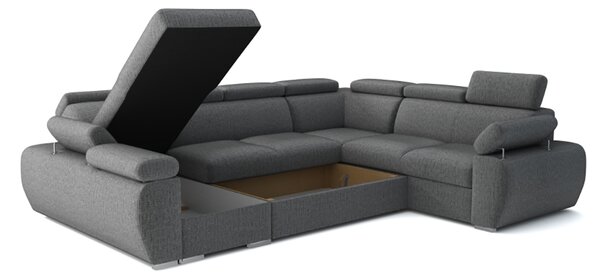 Sedací souprava BASTON | 170x325x260 cm | rozkládací + 2x úložný prostor | VÝBĚR TKANIN