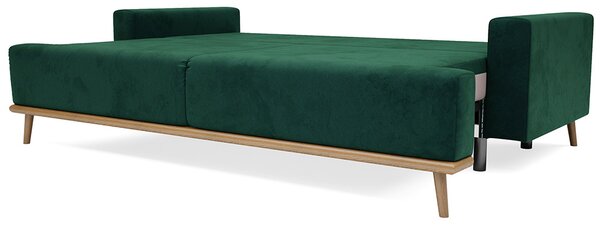 Pohovka FORESTER | 224 cm | rozkládací + úložný prostor | VÝBĚR TKANIN a NOŽIČEK
