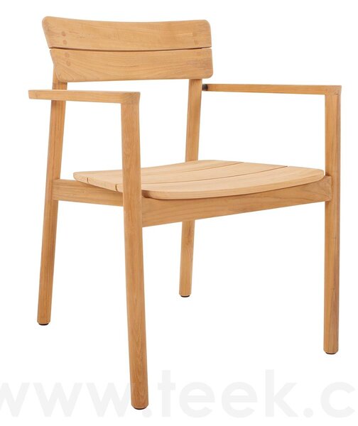 Jati Kebon Teakové jídelní křeslo Lynn Teak, Jati Kebon, teak, bez sedáku