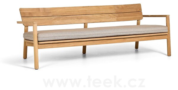 Jati Kebon Teaková pohovka 3-místná Lynn Teak, Jati Kebon, 198x78,5x68,6 cm, teak, bez sedáku