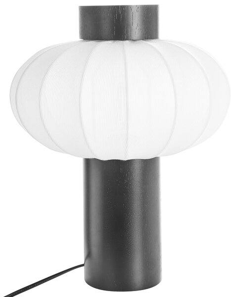 Stolní lampa ABENS Dřevo Černá