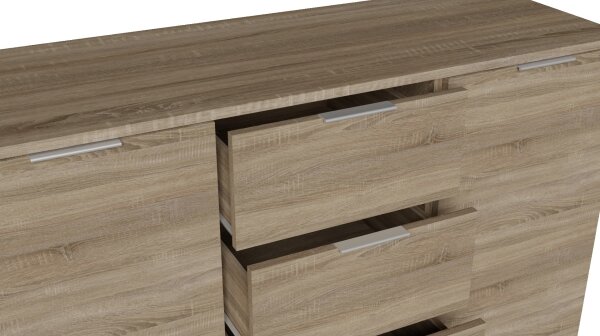 Komoda HOPE 120x78x35 dub sonoma