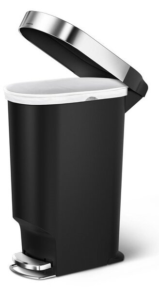 Pedálový koš Slim 40 l, černá