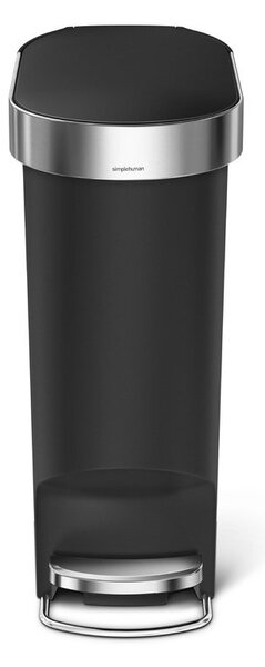 Pedálový koš Slim 40 l, černá