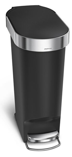 Pedálový koš Slim 40 l, černá