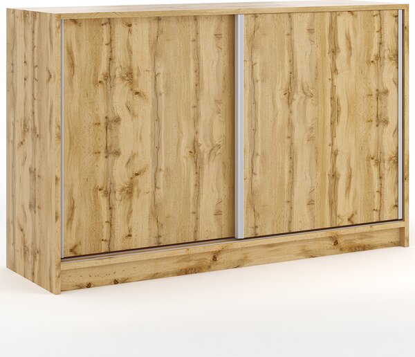 Komoda MINI | 150 cm | wotan | posuvná dvířka