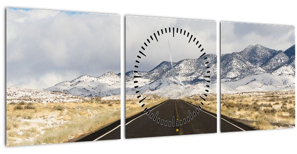 Obraz - Great Basin, Nevada, USA (s hodinami) (90x30 cm)