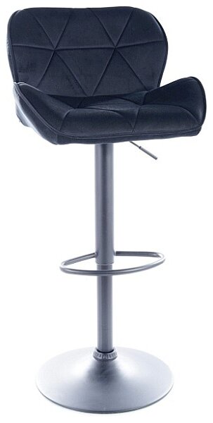 SIGNAL SIG Barová židle C122 velvet černá