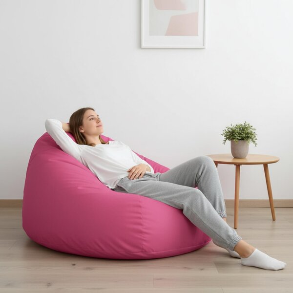 Sedací pytel Primabag Maxi polyester růžová