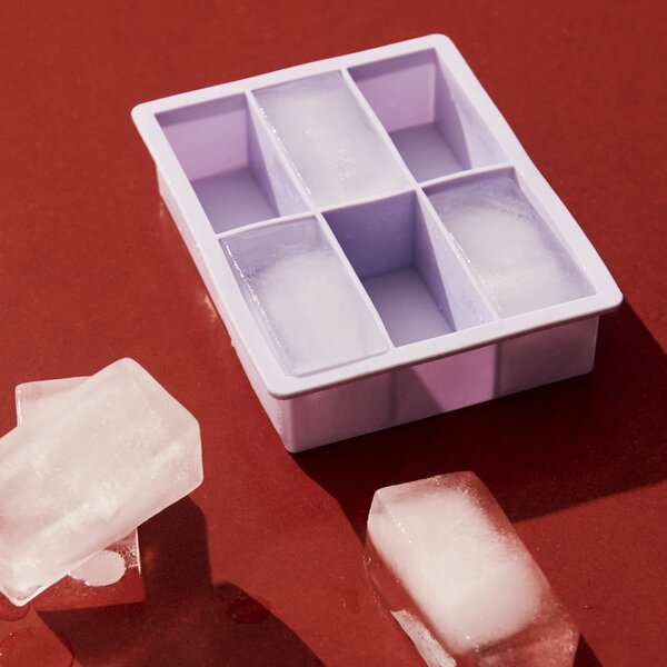Silikonová forma na led 6 Cubes XX Large Lilac