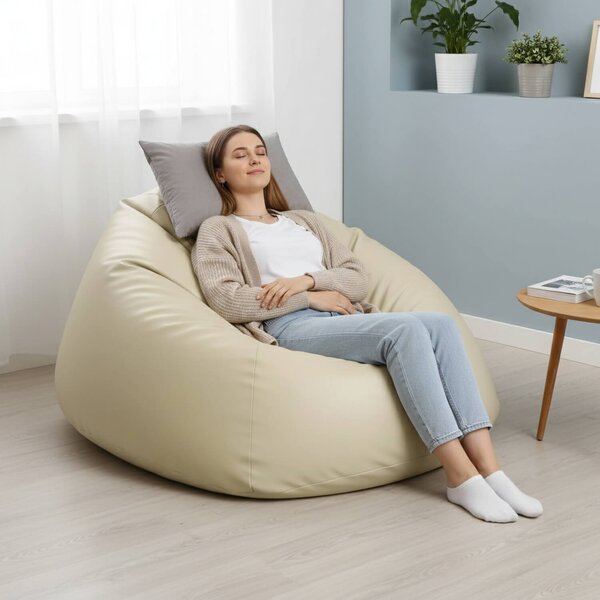Sedací pytle Primabag Maxi ekokůže cappucino