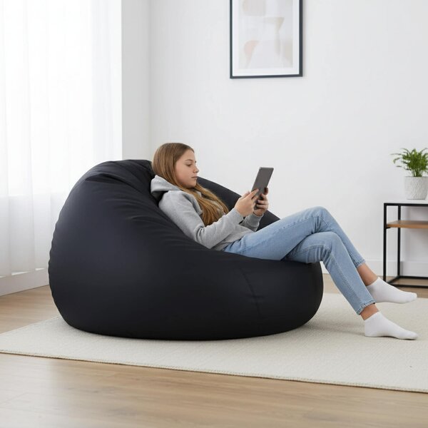 Sedací pytle Primabag Maxi ekokůže tmavomodrá