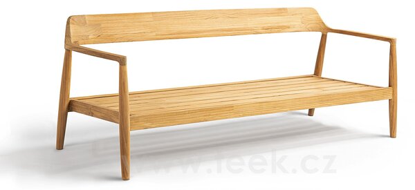 Jati Kebon Pohovka 3-místná Tofino Teak, Jati Kebon, 191x75x71 cm, rám teak, bez polstrů