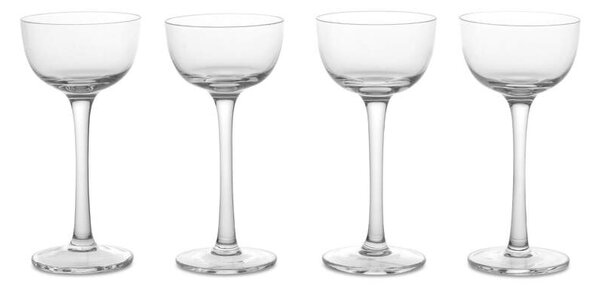 Ferm Living Sklenice na likér Host 4 ks, clear