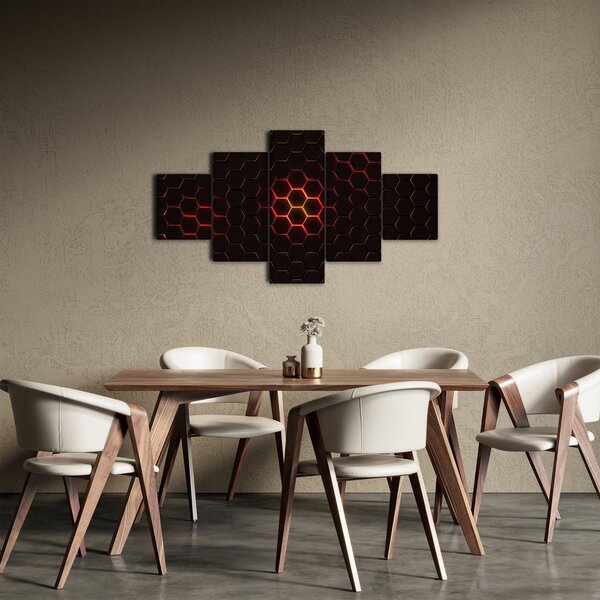 Obraz pletiva (125x70 cm)