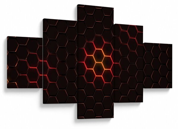 Obraz pletiva (125x70 cm)