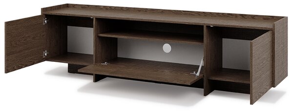 TV stolek JAPANDI RTV | 197 cm | baltic storm | otevírání PUSH-OPEN