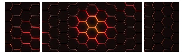 Obraz pletiva (170x50 cm)