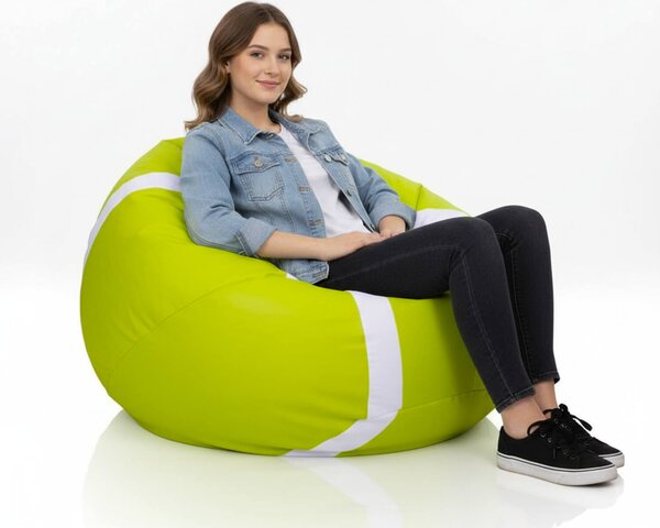 Sedací pytel Primabag Míč tenisový limetka