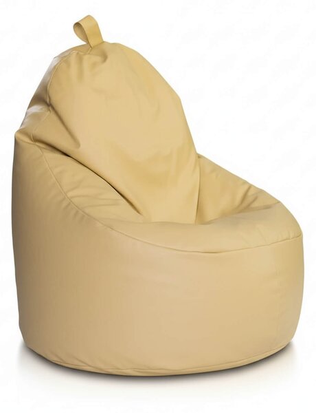 Sedací pytel Primabag Sondo ekokůže žlutá