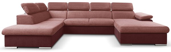Sedací souprava COOL II | 220x343x191 cm | rozkládací + 2x úložný prostor | PRAVÁ | vínová 17/26