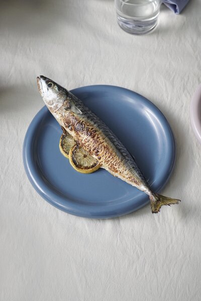Talíř Barro Plate Dark Blue Ø 18 cm – set 2 ks