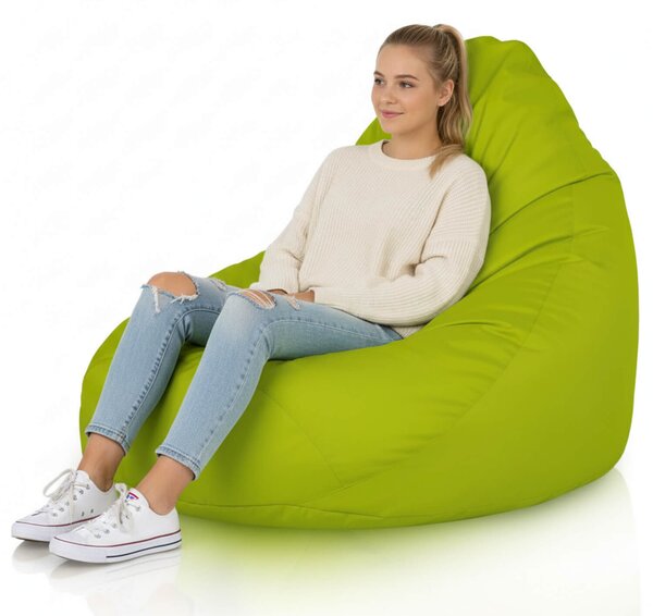 Venkovní sedací vak Primabag Glamour nylon outdoor limetka