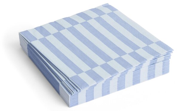 Papírové ubrousky Pattern Lunch Light Blue/Dusty Blue – set 20 ks