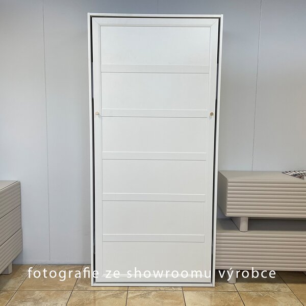 Komoda REL LWK | 90 cm | bílá | lamino o síle 18 mm + ozdobné MDF lišty 18 mm