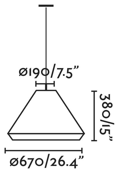 SAIGON šedá/hnědá, závěsné svítidlo T70 - FARO