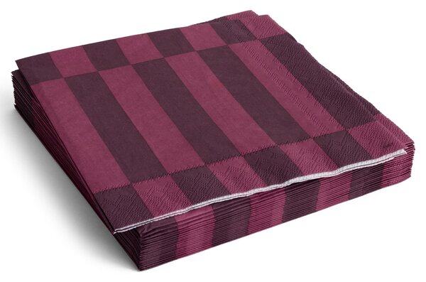 Papírové ubrousky Pattern Dinner Bordeaux/Wine – set 20 ks