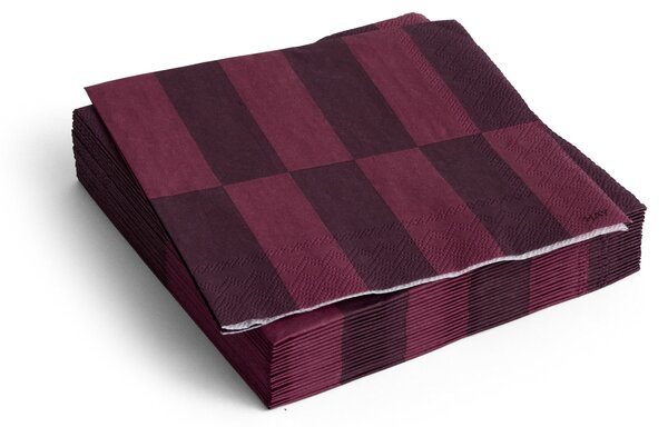 Papírové ubrousky Pattern Coctail Bordeaux/Wine – set 20 ks