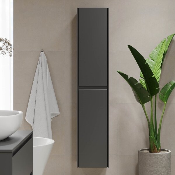 Koupelnová skříňka TRONDHEIM 174 cm antracit