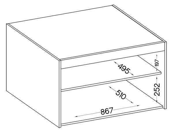 Šatní skříň ELENA 2D 1L + zrcadla + nástavec | 89,7 cm | dub lefkas