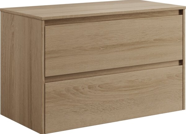 Koupelnová skříňka TRONDHEIM pro umyvadlo 90 cm dub
