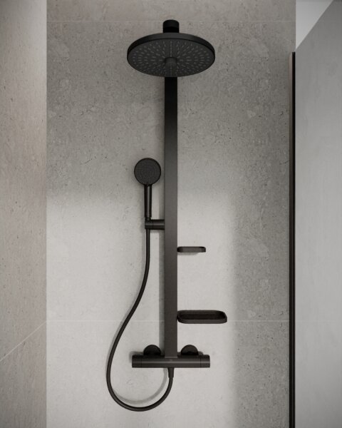 Ideal Standard BD583XG - Sprchová sada s baterií CERATHERM ALU+ matná černá
