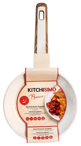 Pánev BIANCO 20 cm krémová/hnědá