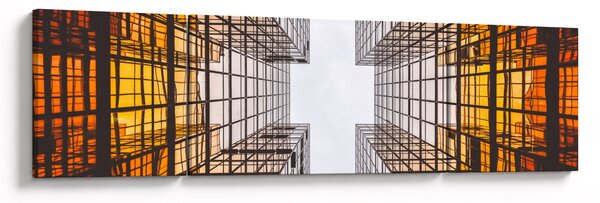 Obraz mrakodrapů (170x50 cm)