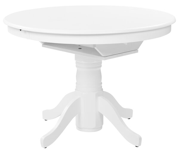 Rozkládací jídelní stůl AKRON Bílá 106/150 cm 106 cm
