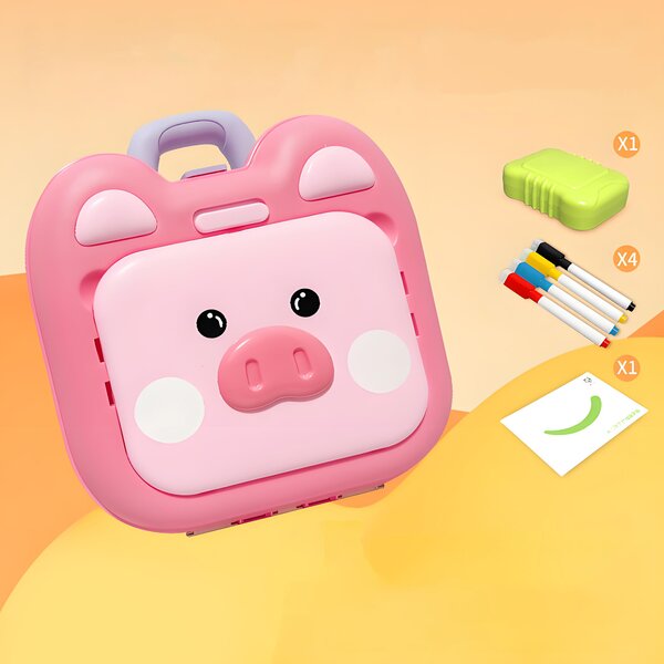 Aga4Kids Dětská tabule se stolečkem Růžová