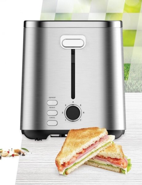 Heinner HTP-800SS - Topinkovač s dvěma otvory 800W/230V nerez