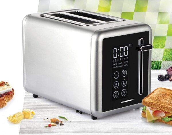 Heinner HTP-DD900BKSS - Digitální topinkovač 900W/230V nerez
