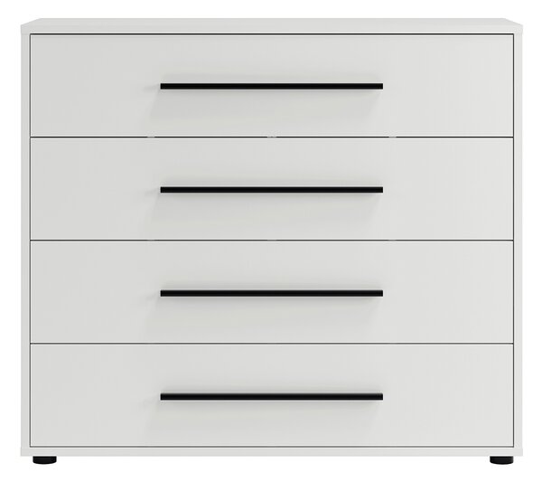 MAXIONE b | komoda K4SZ MX-03 | 98,8 cm | bílá mat