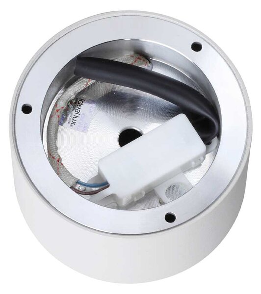 Ideal Lux Stropní přisazené svítidlo SPIKE PL1, Ø 100 mm Barva: Černá