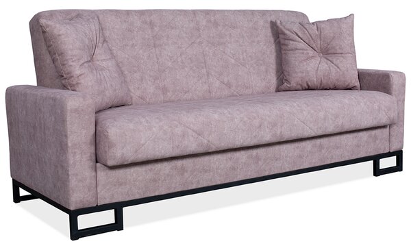 Pohovka EMA | 220 cm | rozkládací + úložný prostor | VÝBĚR TKANIN | 2 polštářky v ceně