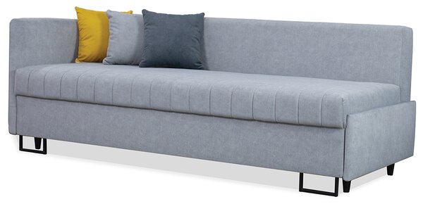 Pohovka JUNIOR | 211 cm | LEVÁ | rozkládací + úložný prostor | velká spací plocha 149x197 cm | VÝBĚR TKANIN